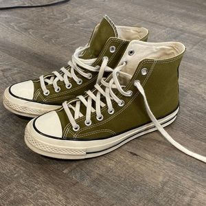 dark green chuck 70s converse
